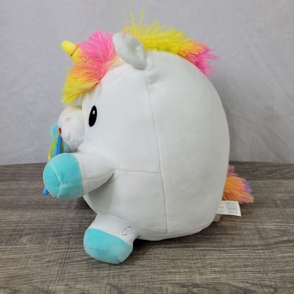 Fiesta‎ 8" Rainbow Unicorn Plush Toy - Picture 4 of 5